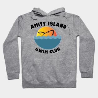JAWS Movie Amity Island Swim Club Hoodie